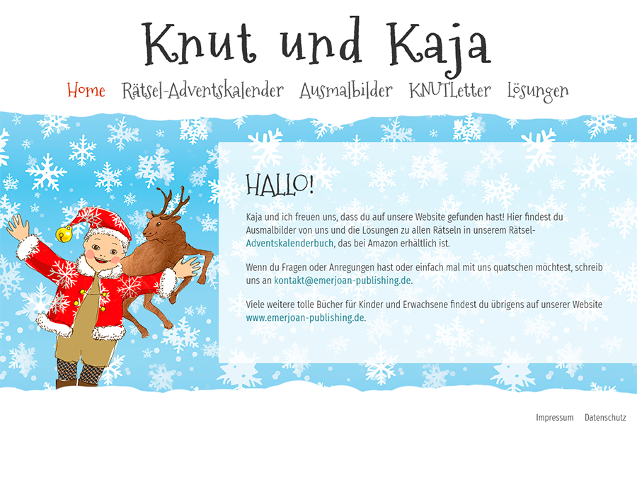 Referenz von Internet-Service Berlin: Knut und Kaya Kinderbücher, Berlin